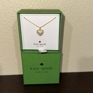 New Kate Spade Heart Pendant Necklace